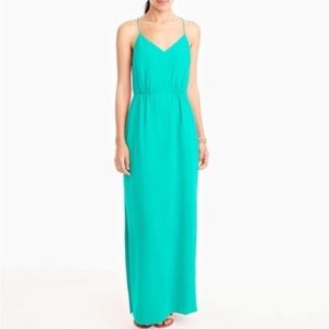 J.Crew Kelly Green Racerback Maxi Dress 👗